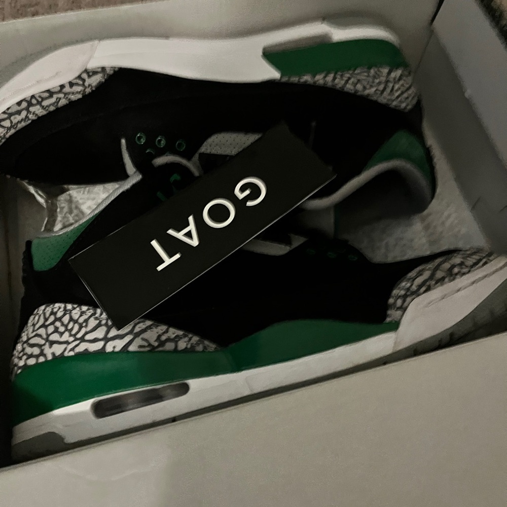 Jordan 3 Pine green